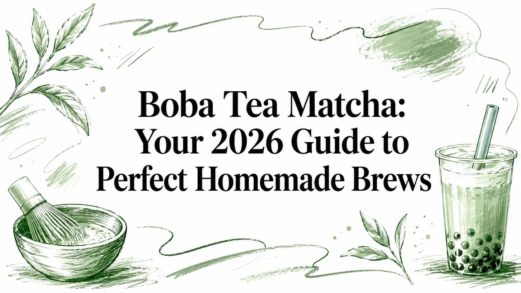 Boba Tea Matcha: Your 2026 Guide to Perfect Homemade Brews