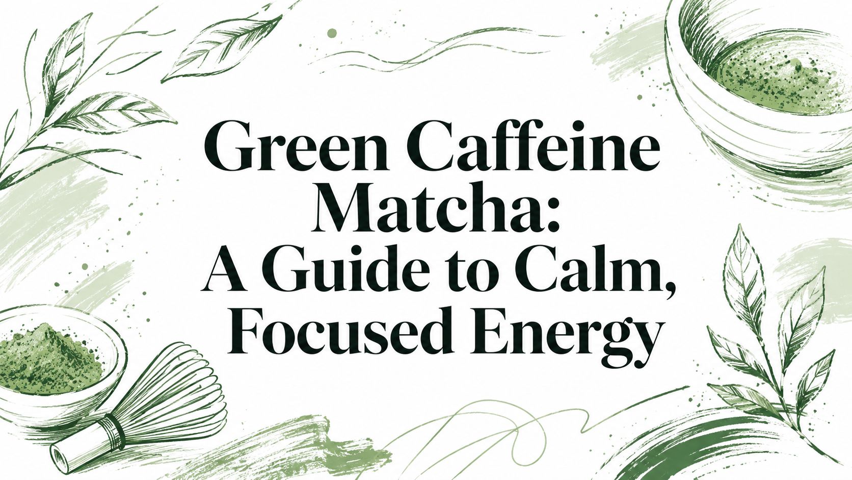 Green Caffeine Matcha: A Guide to Calm, Focused Energy