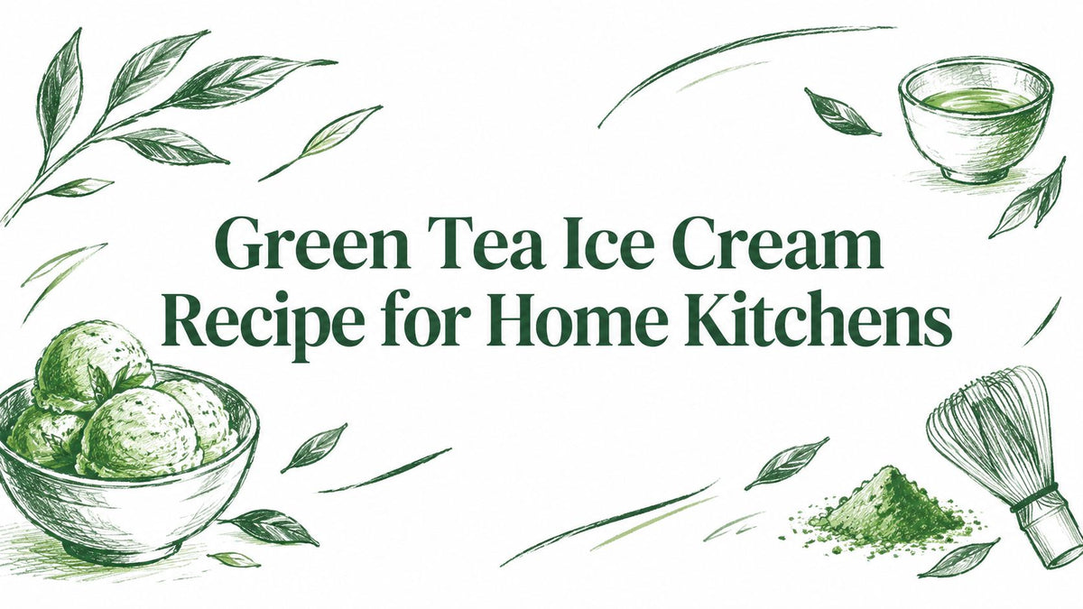 Green Tea Ice Cream Recipe for Home Kitchens