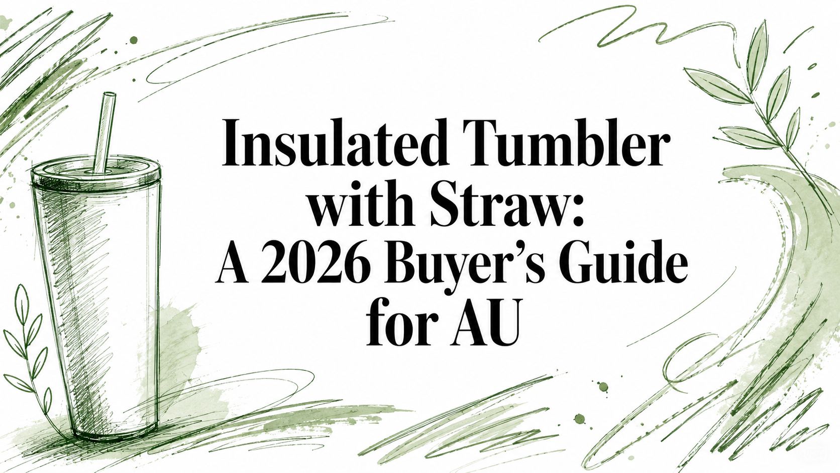 Insulated Tumbler with Straw: A 2026 Buyer's Guide for AU