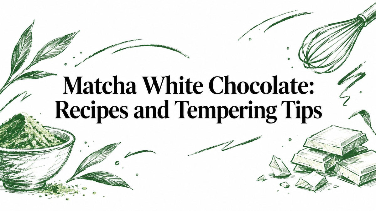 Matcha White Chocolate: Recipes and Tempering Tips