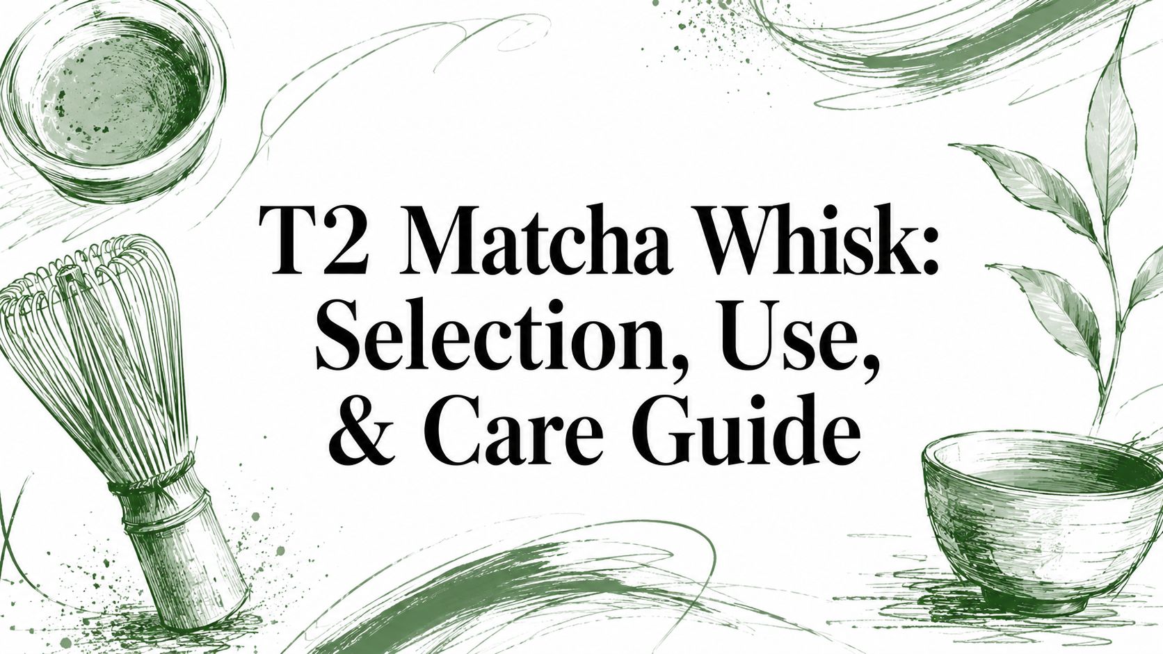 T2 Matcha Whisk: Selection, Use, & Care Guide