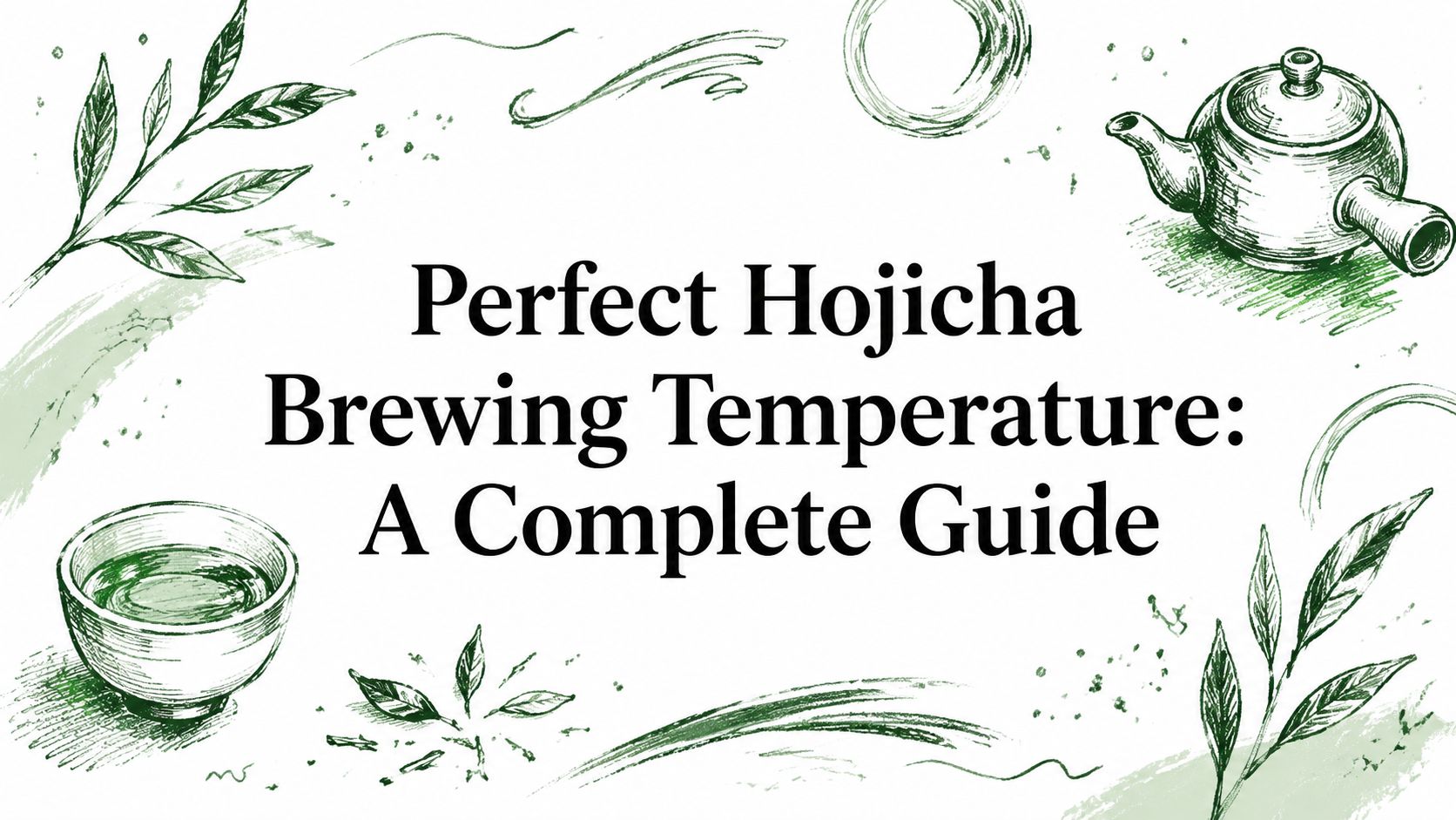 Perfect Hojicha Brewing Temperature: A Complete Guide