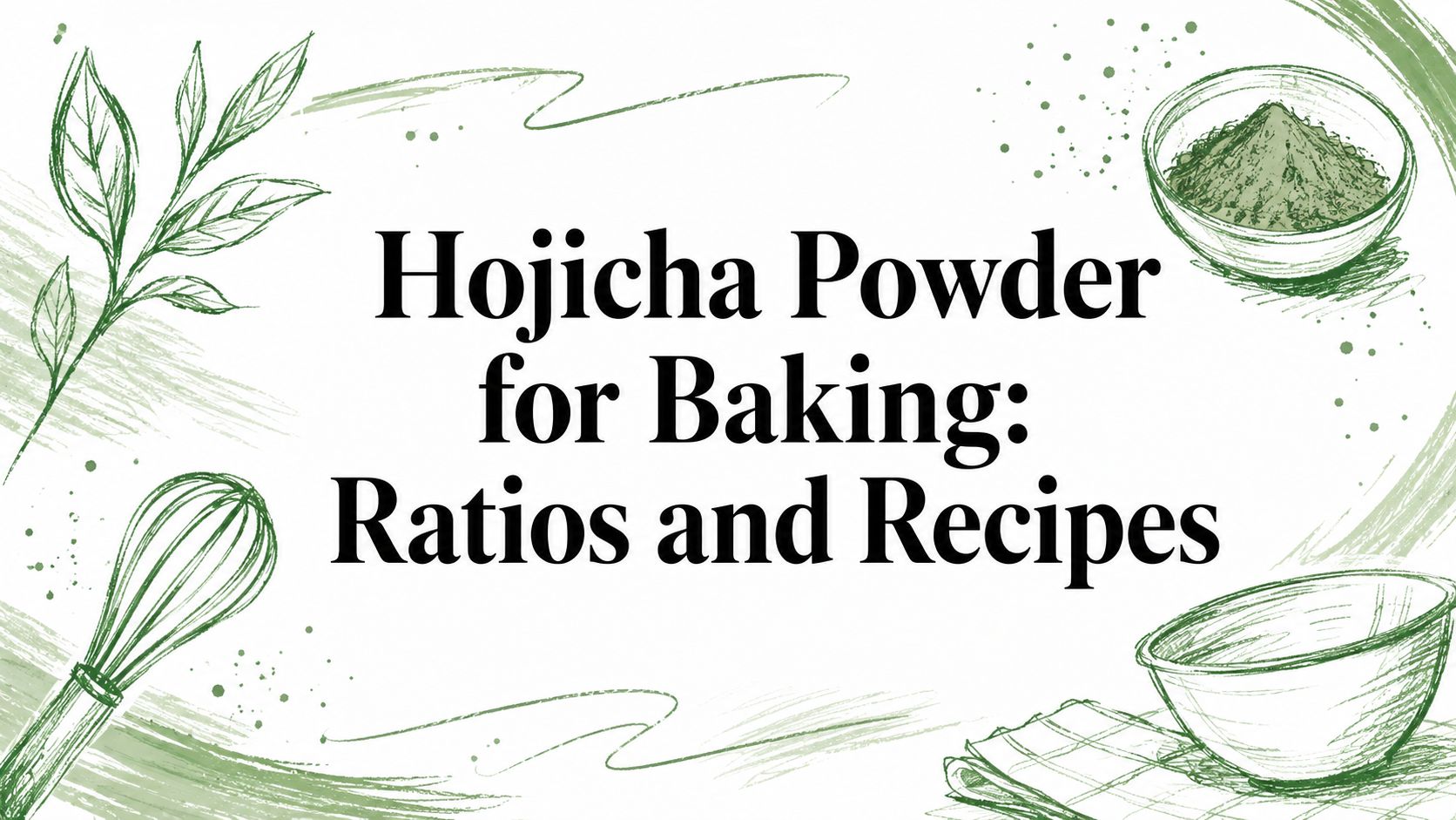 Hojicha Powder for Baking: Ratios and Recipes