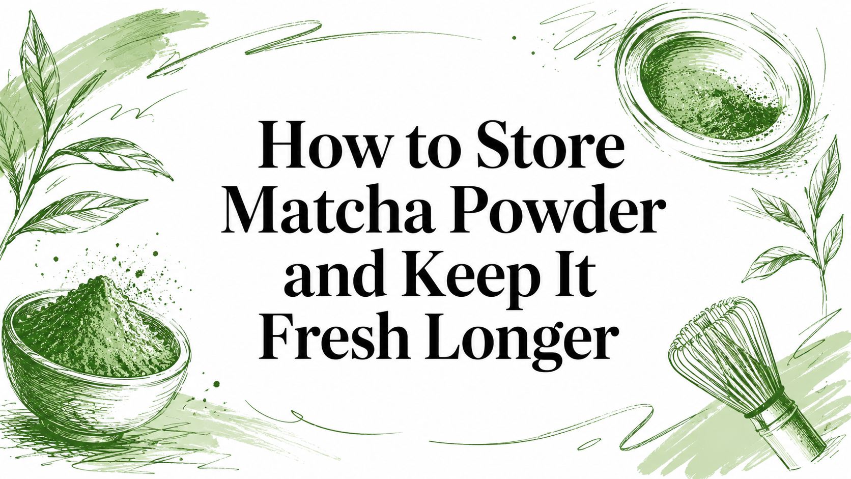 How to Store Matcha Powder and Keep It Fresh Longer