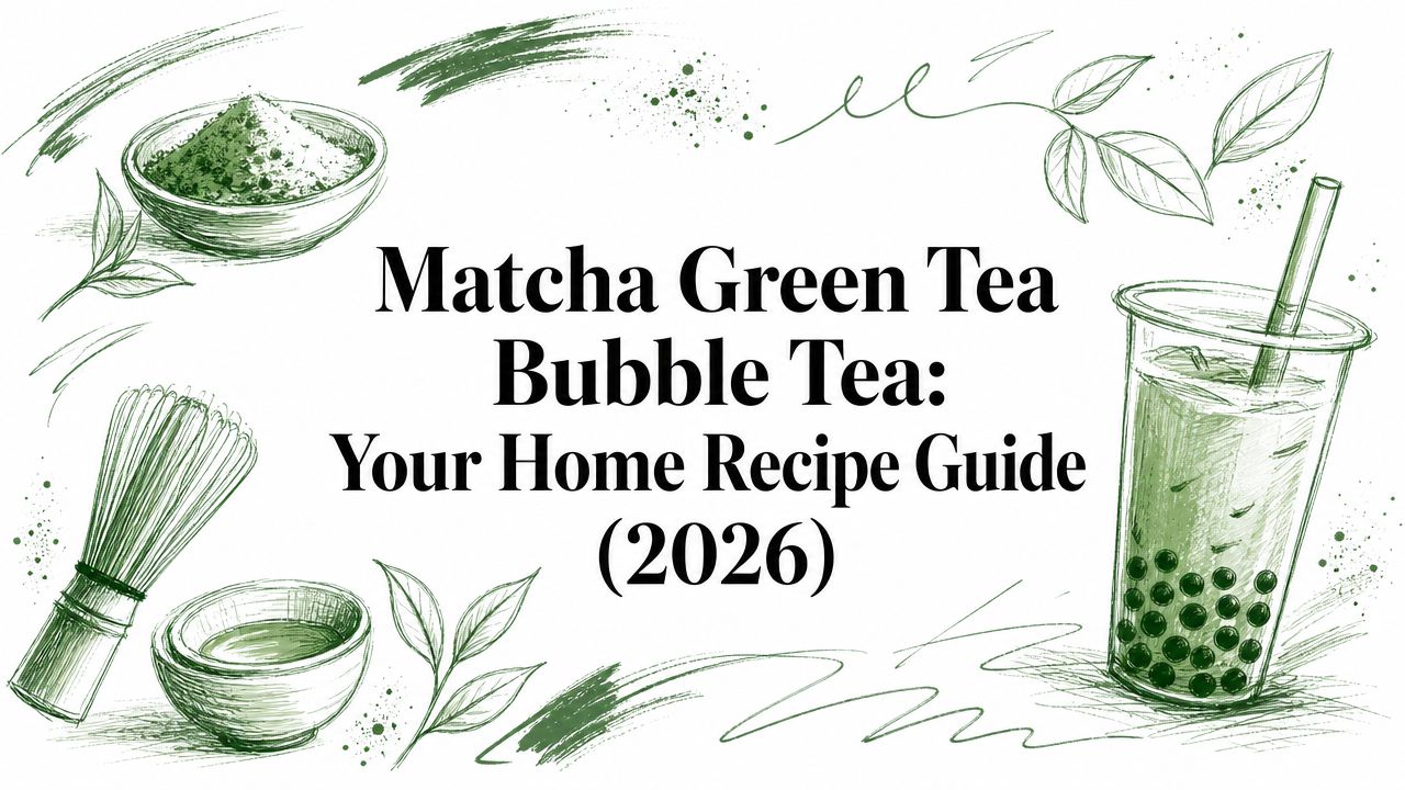 Matcha Green Tea Bubble Tea: Your Home Recipe Guide (2026)