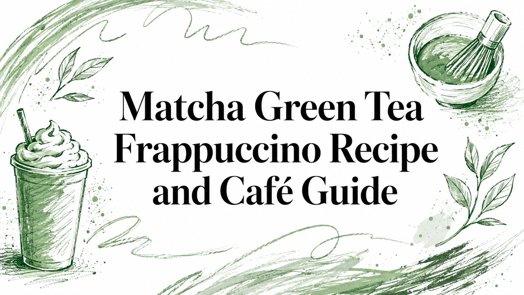 Matcha Green Tea Frappuccino Recipe and Café Guide
