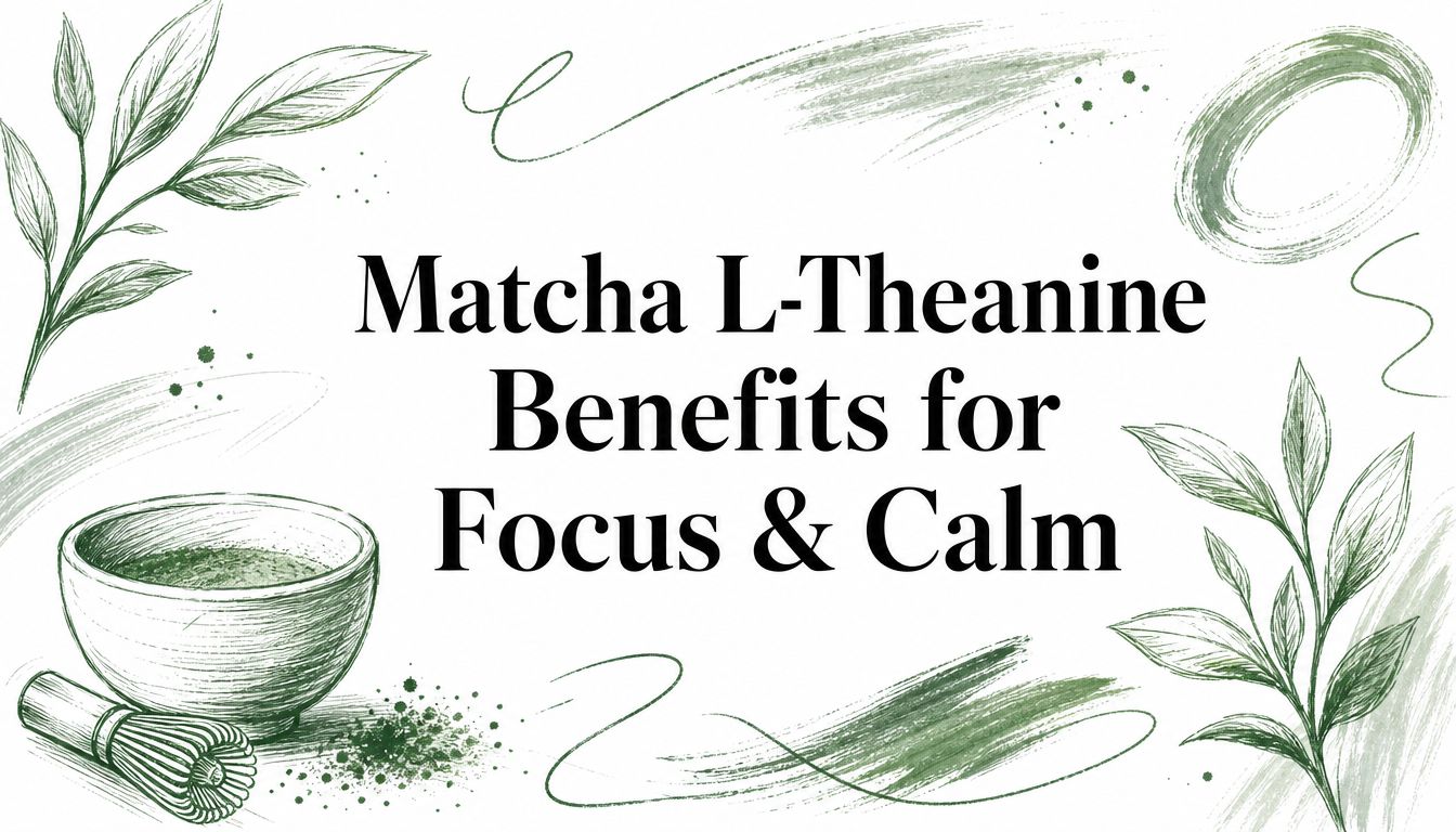 Matcha L-Theanine Benefits for Focus & Calm