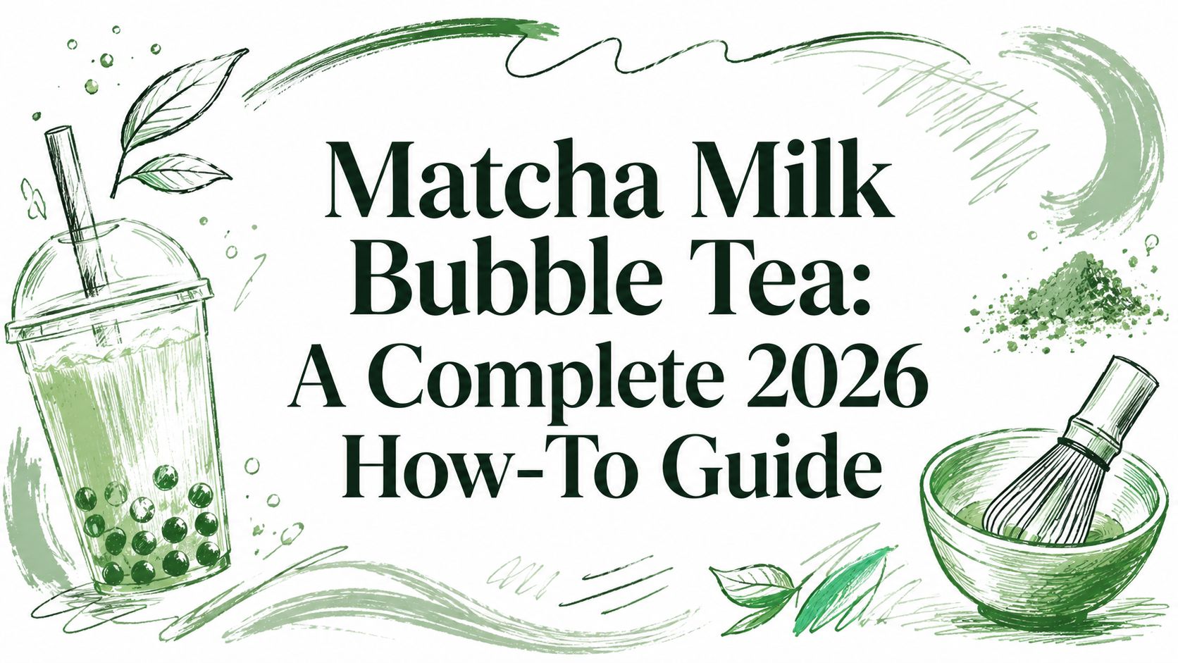 Matcha Milk Bubble Tea: A Complete 2026 How-To Guide