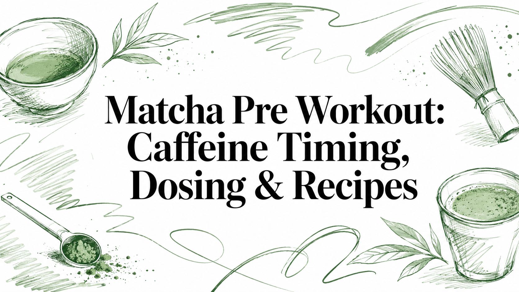 Matcha Pre Workout: Caffeine Timing, Dosing & Recipes