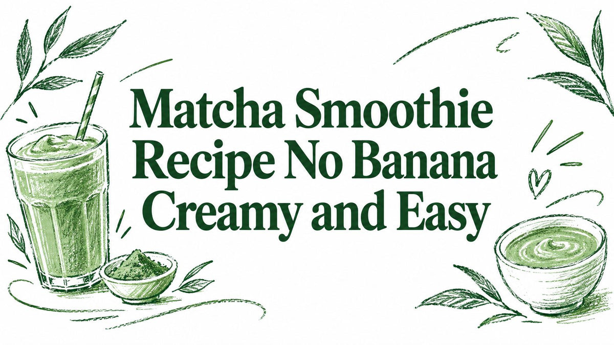 Matcha Smoothie Recipe No Banana Creamy and Easy