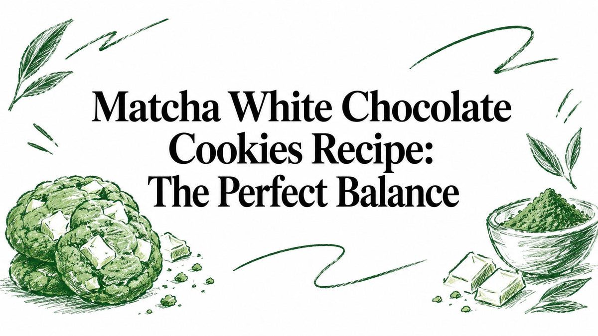 Matcha White Chocolate Cookies Recipe: The Perfect Balance