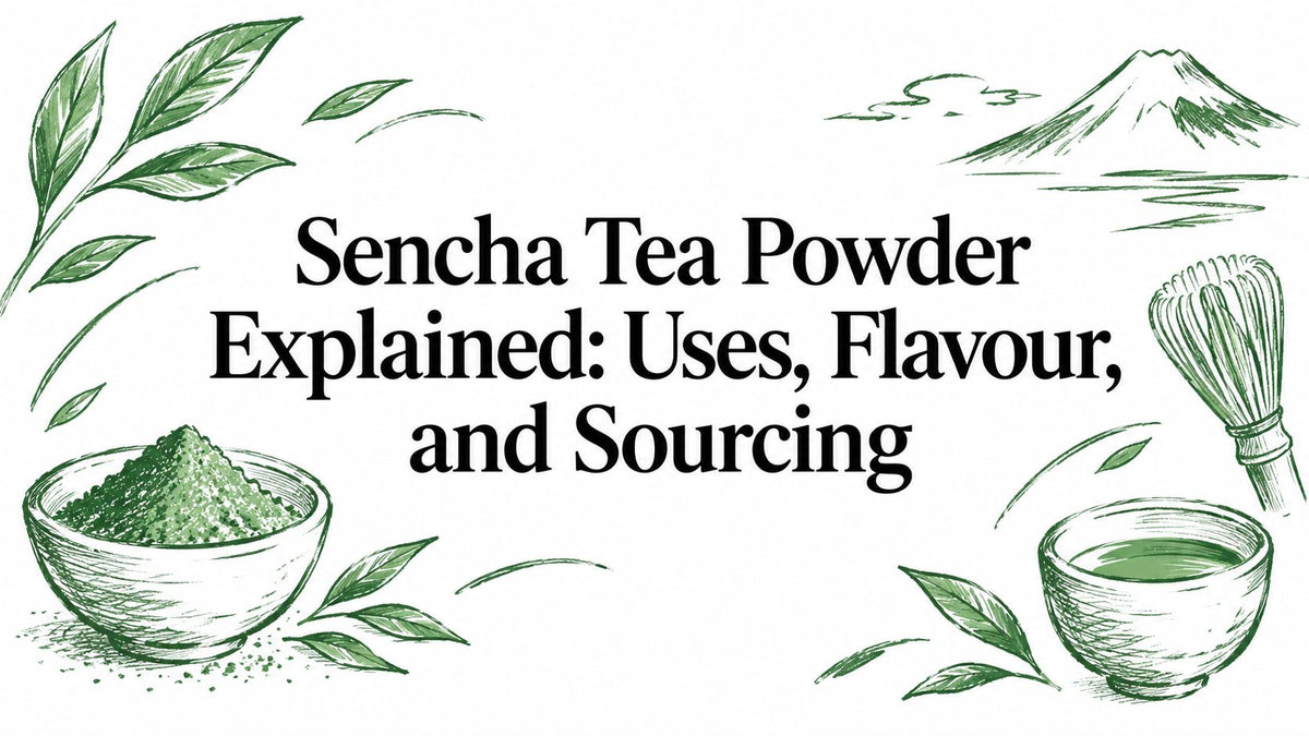 Sencha Tea Powder Explained: Uses, Flavour, and Sourcing