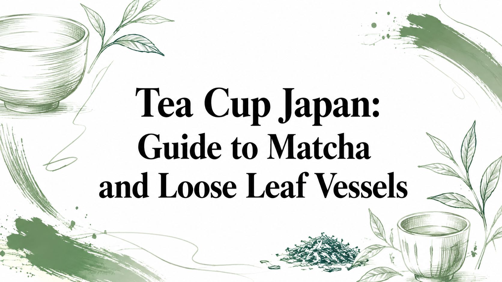 Tea Cup Japan: Guide to Matcha and Loose Leaf Vessels
