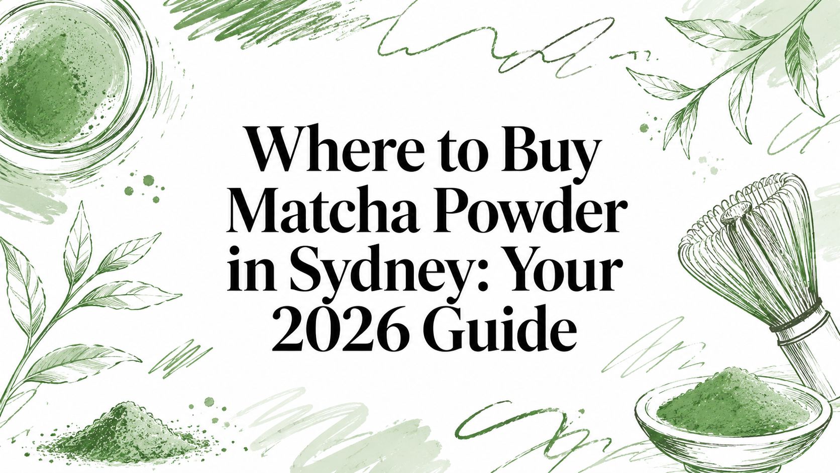 Where to Buy Matcha Powder in Sydney: Your 2026 Guide