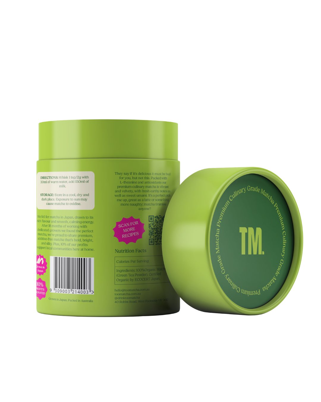 Premium Culinary Grade Matcha 60g